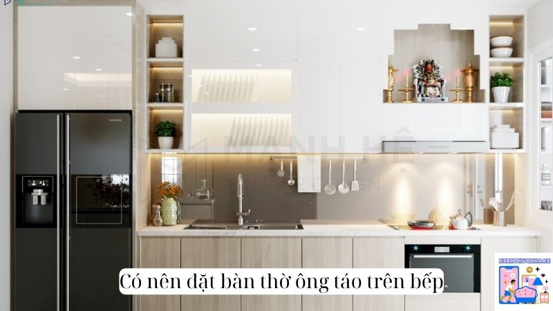 Có nên đặt bàn thờ ông táo trên bếp